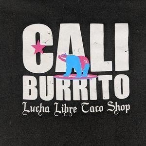Lucha Libre taco shop Cali burrito shirt L